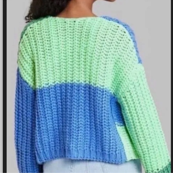 Wild Fable target Color block Sweater xxl - Picture 2 of 11